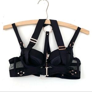 Honey Birdette black Kukuro bra size 32A